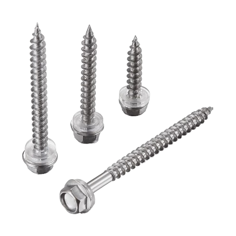 Viti autofilettanti a testa esagonale a rondella SUS410